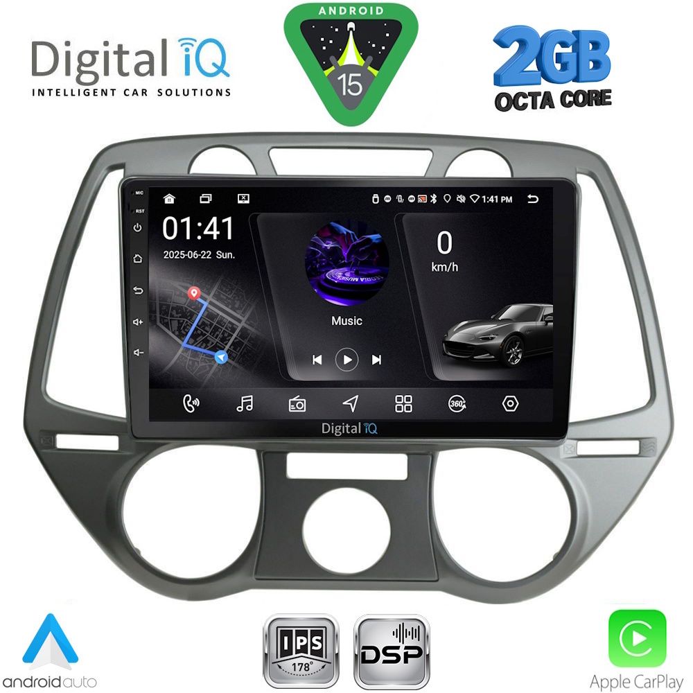 DIGITAL IQ RSF 4228_CPA A/C (9inc) MULTIMEDIA TABLET for HYUNDAI i20 mod. 2008-2012 DIGITAL IQ RSF 4228_CPA A/C (9inc) MULTIMEDIA TABLET for HYUNDAI i20 mod. 2008-2012