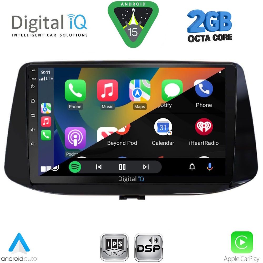 DIGITAL IQ RSF 4233_CPA (9inc) MULTIMEDIA TABLET for HYUNDAI i30 mod. 2018-2025 DIGITAL IQ RSF 4233_CPA (9inc) MULTIMEDIA TABLET for HYUNDAI i30 mod. 2018-2025