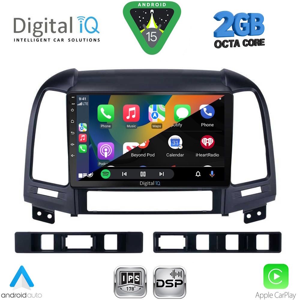 DIGITAL IQ RSF 4239_CPA (9inc) MULTIMEDIA TABLET for HYUNDAI SANTA FE mod. 2005-2013 DIGITAL IQ RSF 4239_CPA (9inc) MULTIMEDIA TABLET for HYUNDAI SANTA FE mod. 2005-2013