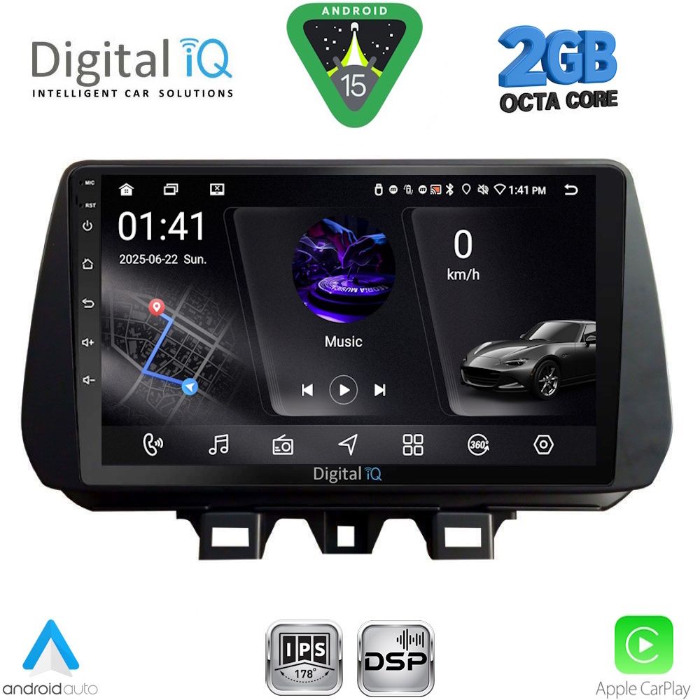 DIGITAL IQ RSF 4244_CPA (9inc) MULTIMEDIA TABLET for HYUNDAI TUCSON mod. 2019-2023 DIGITAL IQ RSF 4244_CPA (9inc) MULTIMEDIA TABLET for HYUNDAI TUCSON mod. 2019-2023