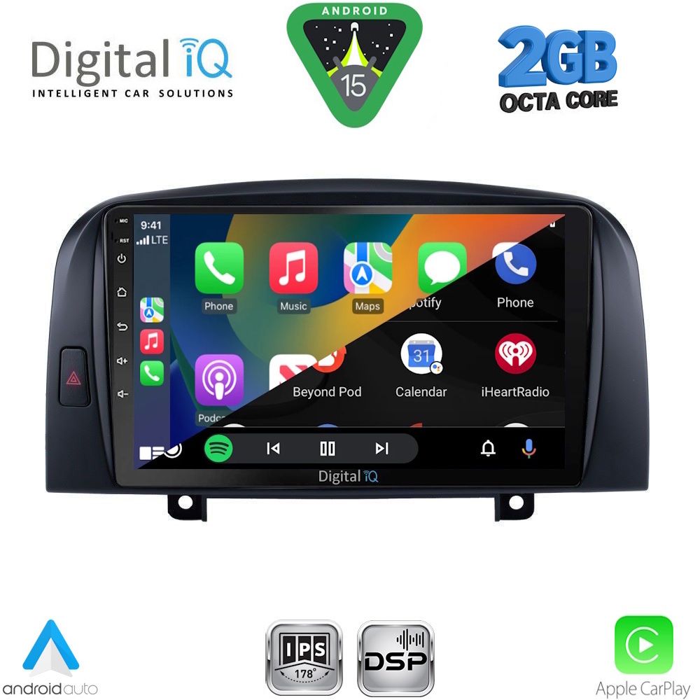 DIGITAL IQ RSF 4248_CPA (9inc) MULTIMEDIA TABLET for HYUNDAI SONATA mod. 2006-2009 DIGITAL IQ RSF 4248_CPA (9inc) MULTIMEDIA TABLET for HYUNDAI SONATA mod. 2006-2009