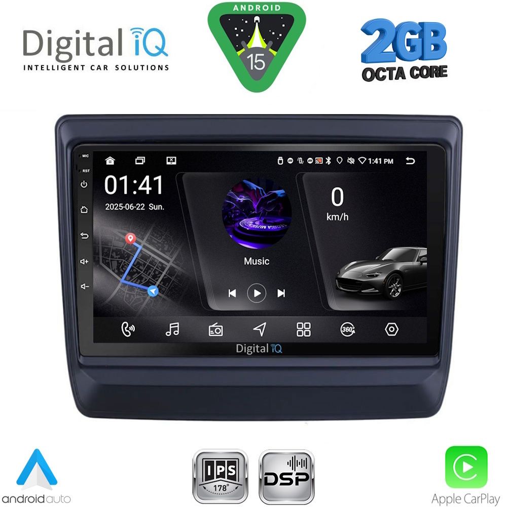 DIGITAL IQ RSF 4256_CPA (9inc) MULTIMEDIA TABLET for ISUZU DMAX mod. 2020-2026 DIGITAL IQ RSF 4256_CPA (9inc) MULTIMEDIA TABLET for ISUZU DMAX mod. 2020-2026
