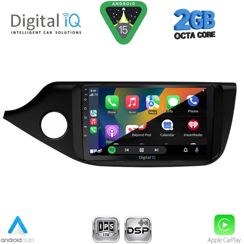 DIGITAL IQ RSF 4302_CPA (9inc) MULTIMEDIA TABLET for KIA CEED mod. 2012-2018 DIGITAL IQ RSF 4302_CPA (9inc) MULTIMEDIA TABLET for KIA CEED mod. 2012-2018