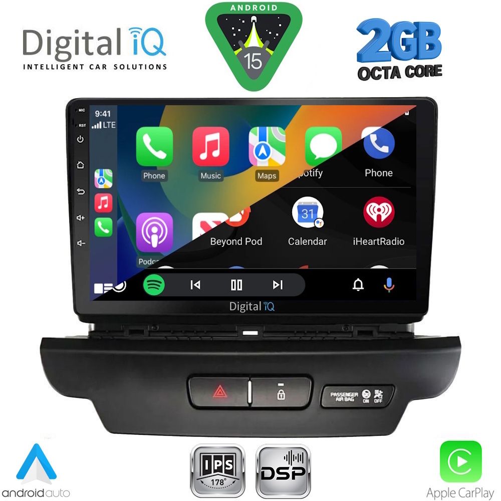 DIGITAL IQ RSF 4304_CPA (9inc) MULTIMEDIA TABLET for KIA CEED - XCEED mod. 2018-2022 DIGITAL IQ RSF 4304_CPA (9inc) MULTIMEDIA TABLET for KIA CEED - XCEED mod. 2018-2022