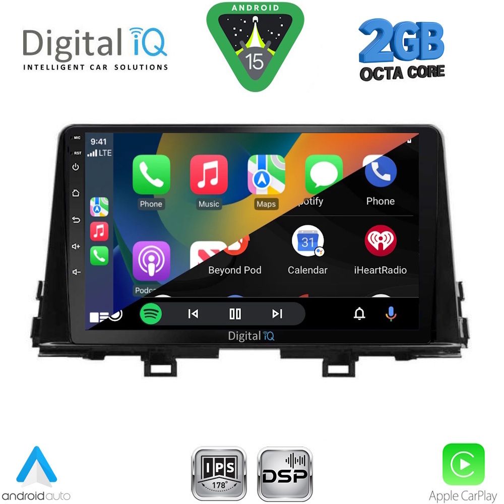 DIGITAL IQ RSF 4309_CPA (9inc) MULTIMEDIA TABLET for KIA PICANTO mod. 2017-2021 DIGITAL IQ RSF 4309_CPA (9inc) MULTIMEDIA TABLET for KIA PICANTO mod. 2017-2021