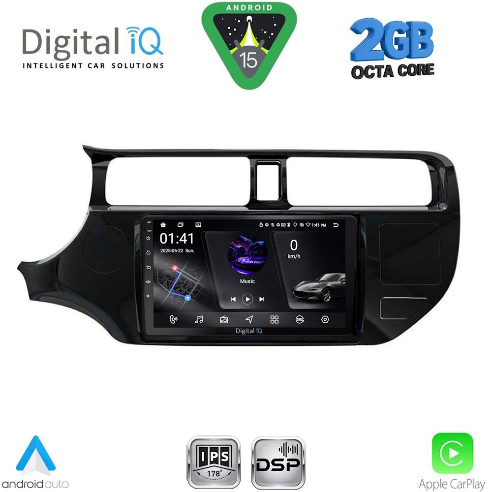 DIGITAL IQ RSF 4314_CPA (9inc) MULTIMEDIA TABLET for KIA RIO mod. 2012-2015 DIGITAL IQ RSF 4314_CPA (9inc) MULTIMEDIA TABLET for KIA RIO mod. 2012-2015