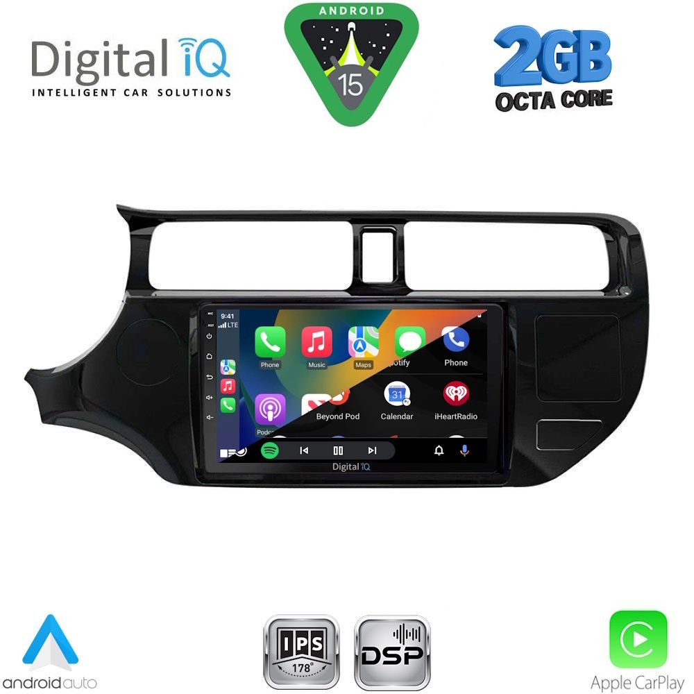 DIGITAL IQ RSF 4314_CPA (9inc) MULTIMEDIA TABLET for KIA RIO mod. 2012-2015 DIGITAL IQ RSF 4314_CPA (9inc) MULTIMEDIA TABLET for KIA RIO mod. 2012-2015