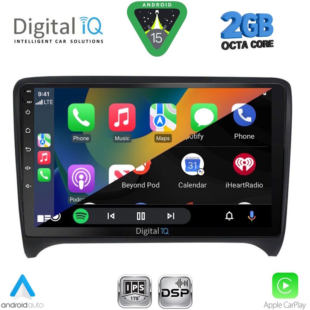 DIGITAL IQ RSF 4009_CPA (9inc) MULTIMEDIA TABLET for AUDI TT mod. 2007-2015 DIGITAL IQ RSF 4009_CPA (9inc) MULTIMEDIA TABLET for AUDI TT mod. 2007-2015