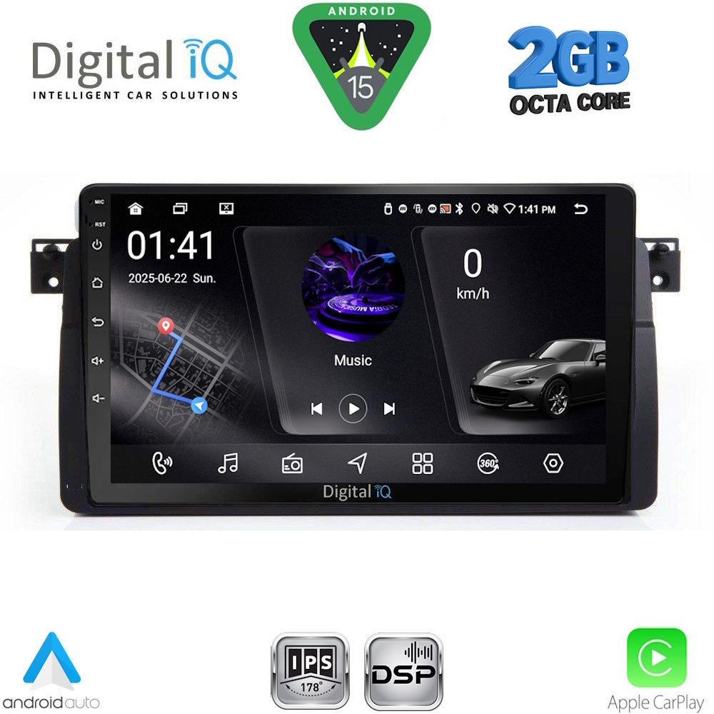 DIGITAL IQ RSF 4042_CPA (9inc) MULTIMEDIA TABLET for BMW E46 mod. 1998-2005 DIGITAL IQ RSF 4042_CPA (9inc) MULTIMEDIA TABLET for BMW E46 mod. 1998-2005