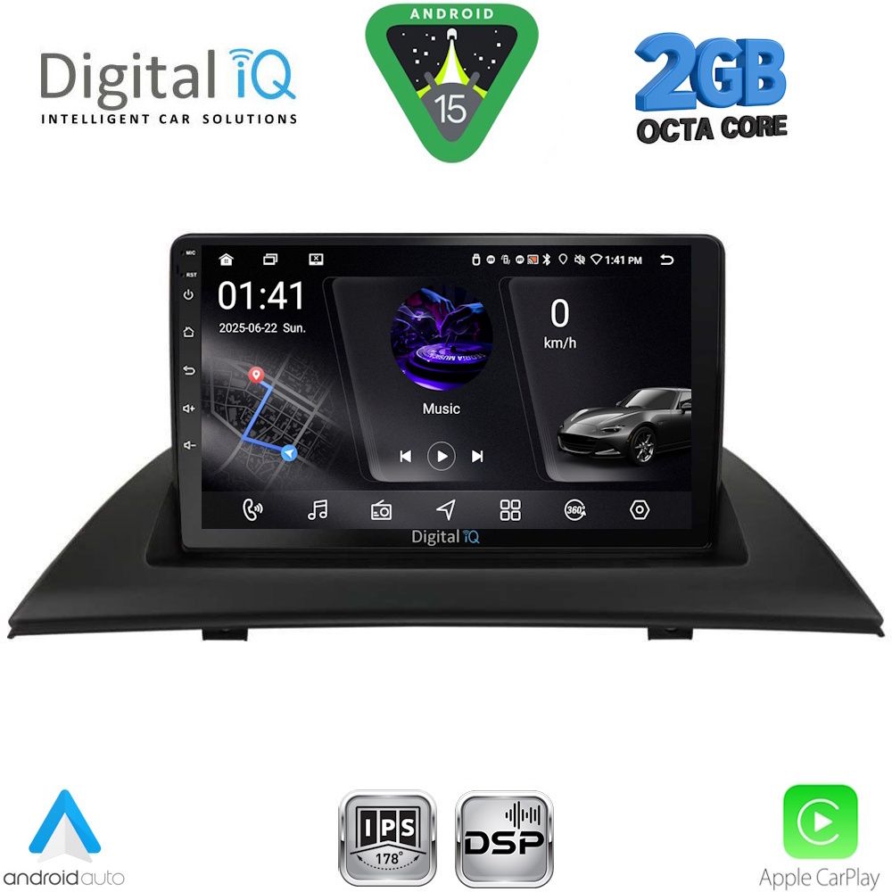 DIGITAL IQ RSF 4058_CPA (9inc) MULTIMEDIA TABLET for BMW X3 (E83) mod. 2003-2010 DIGITAL IQ RSF 4058_CPA (9inc) MULTIMEDIA TABLET for BMW X3 (E83) mod. 2003-2010