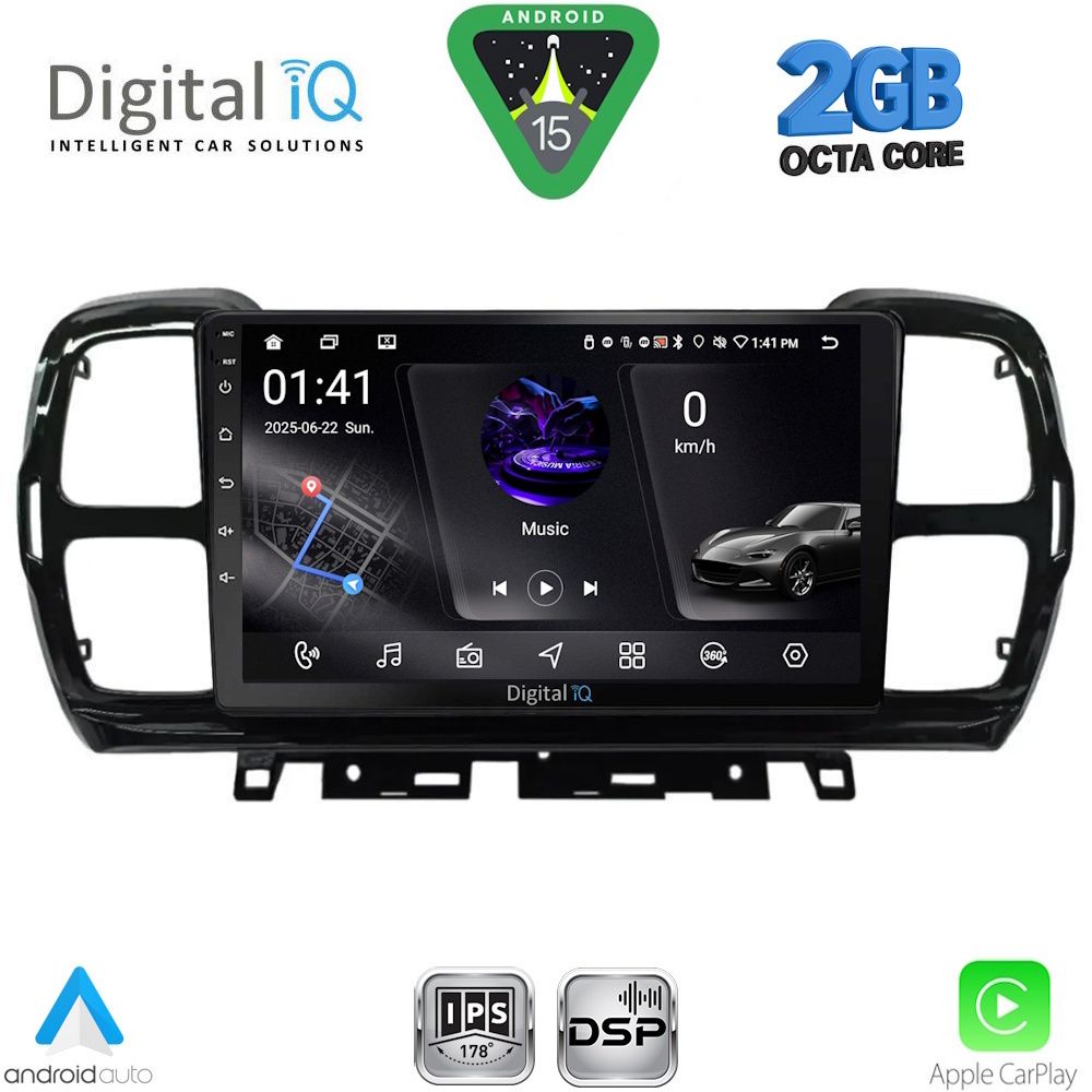 DIGITAL IQ RSF 4088_CPA (9inc) MULTIMEDIA TABLET for CITROEN C5 AIRCROSS mod. 2017-2021 DIGITAL IQ RSF 4088_CPA (9inc) MULTIMEDIA TABLET for CITROEN C5 AIRCROSS mod. 2017-2021