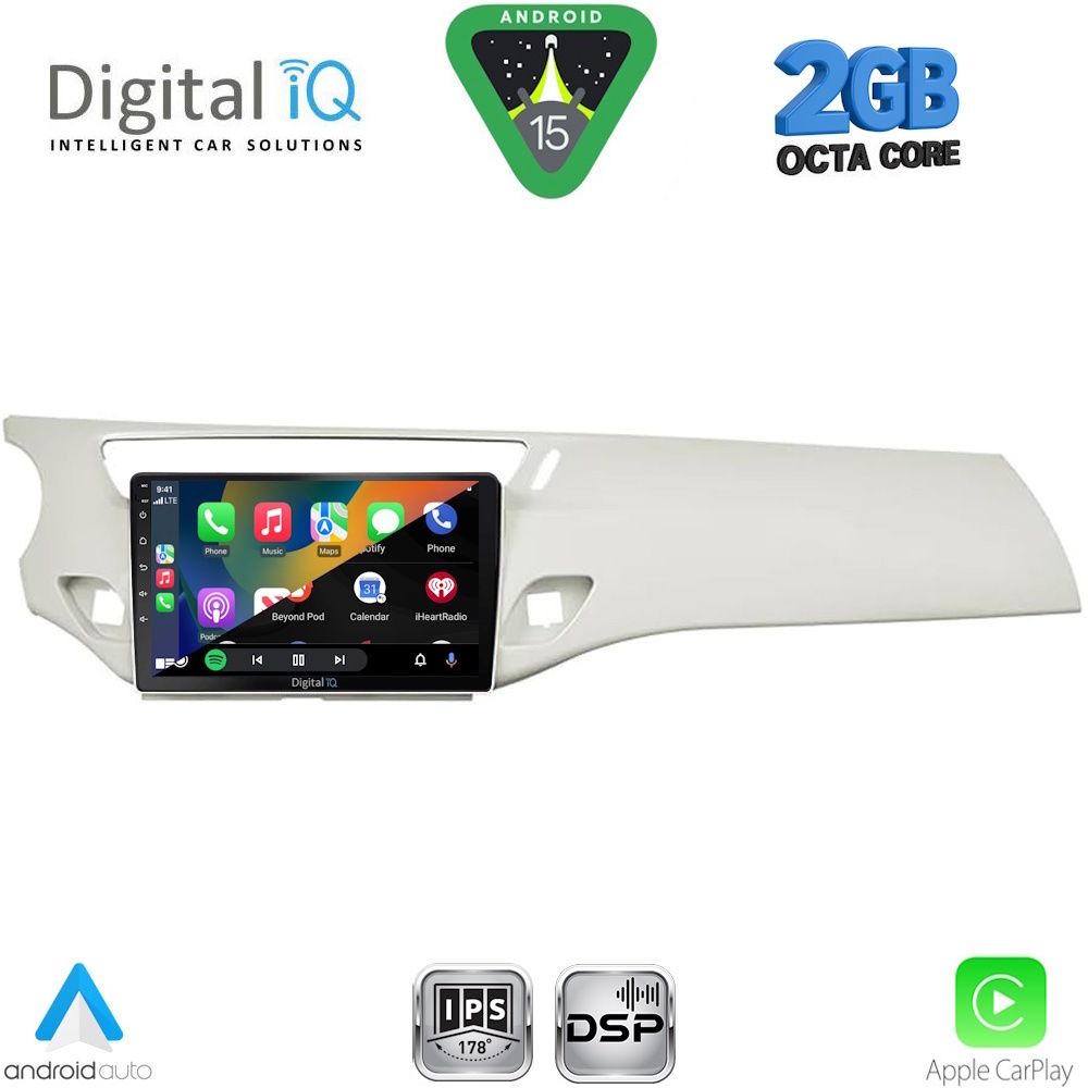 DIGITAL IQ RSF 4092WH_CPA (9inc) MULTIMEDIA TABLET for CITROEN C3 - DS3 mod. 2009-2016 (WHITE) DIGITAL IQ RSF 4092WH_CPA (9inc) MULTIMEDIA TABLET for CITROEN C3 - DS3 mod. 2009-2016 (WHITE)