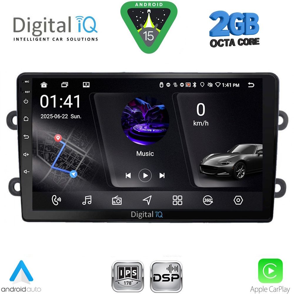 DIGITAL IQ RSF 4102_CPA (9inc) MULTIMEDIA TABLET for DACIA DUSTER mod. 2012-2019 DIGITAL IQ RSF 4102_CPA (9inc) MULTIMEDIA TABLET for DACIA DUSTER mod. 2012-2019