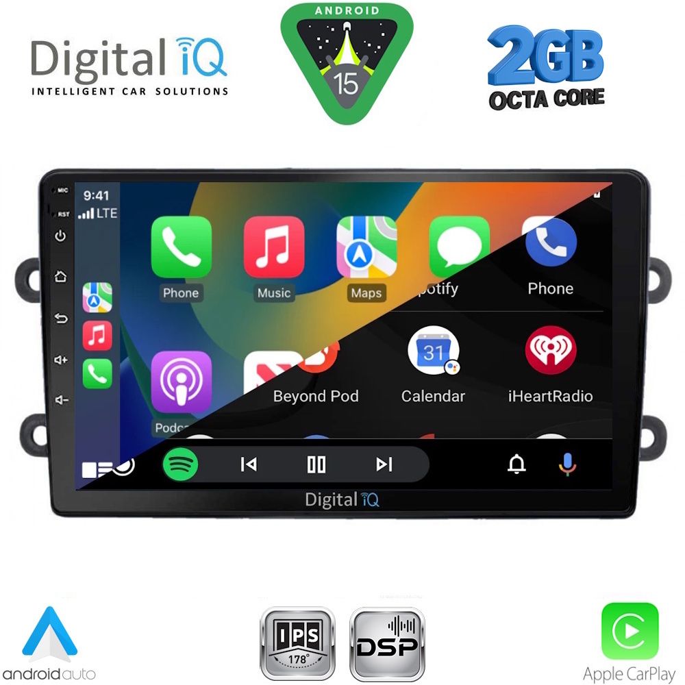 DIGITAL IQ RSF 4102_CPA (9inc) MULTIMEDIA TABLET for DACIA DUSTER mod. 2012-2019 DIGITAL IQ RSF 4102_CPA (9inc) MULTIMEDIA TABLET for DACIA DUSTER mod. 2012-2019