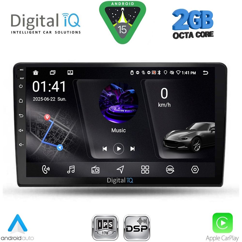 DIGITAL IQ RSF 4103B_CPA (9inc) MULTIMEDIA TABLET for DACIA DUSTER mod. 2012-2019 DIGITAL IQ RSF 4103B_CPA (9inc) MULTIMEDIA TABLET for DACIA DUSTER mod. 2012-2019