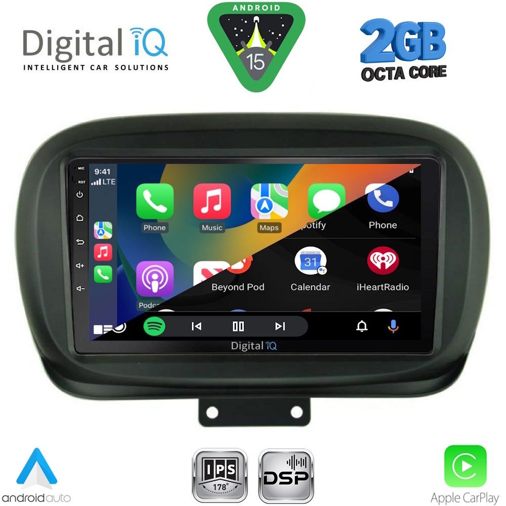 DIGITAL IQ RSF 4134_CPA (9inc) MULTIMEDIA TABLET for FIAT 500Χ mod. 2014-2024 DIGITAL IQ RSF 4134_CPA (9inc) MULTIMEDIA TABLET for FIAT 500Χ mod. 2014-2024