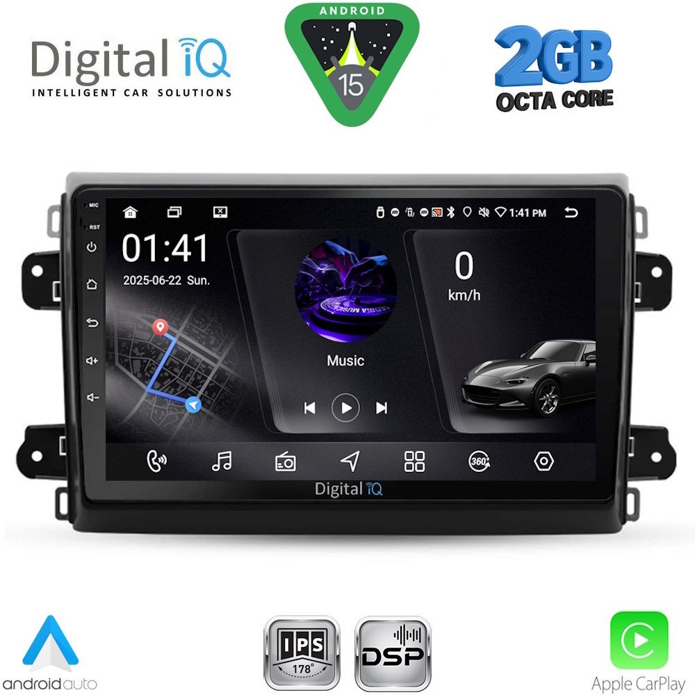 DIGITAL IQ RSF 4143_CPA (9inc) MULTIMEDIA TABLET for FIAT DUCATO mod. 2021-2026 DIGITAL IQ RSF 4143_CPA (9inc) MULTIMEDIA TABLET for FIAT DUCATO mod. 2021-2026