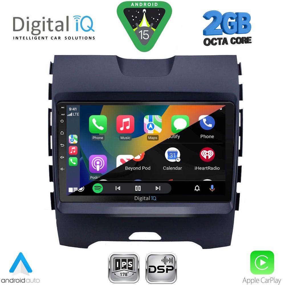 DIGITAL IQ RSF 4152_CPA (9inc) MULTIMEDIA TABLET for FORD EDGE mod. 2015-2023 DIGITAL IQ RSF 4152_CPA (9inc) MULTIMEDIA TABLET for FORD EDGE mod. 2015-2023