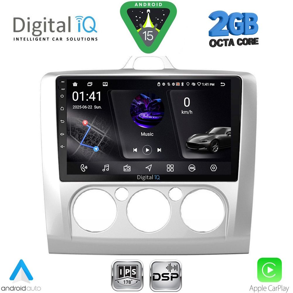 DIGITAL IQ RSF 4156SL_CPA A/C (9inc) MULTIMEDIA TABLET for FORD FOCUS mod. 2005-2012 (SILVER) DIGITAL IQ RSF 4156SL_CPA A/C (9inc) MULTIMEDIA TABLET for FORD FOCUS mod. 2005-2012 (SILVER)