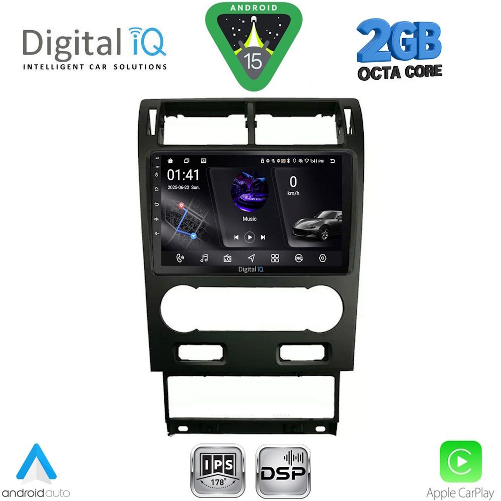 DIGITAL IQ RSF 4161A_CPA (9inc) MULTIMEDIA TABLET for FORD MONDEO mod. 2003-2006 DIGITAL IQ RSF 4161A_CPA (9inc) MULTIMEDIA TABLET for FORD MONDEO mod. 2003-2006