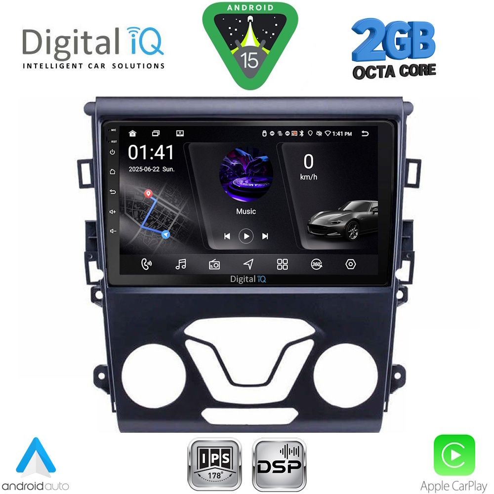 DIGITAL IQ RSF 4164_CPA A/C (9inc) MULTIMEDIA TABLET for FORD MONDEO mod. 2014-2023 DIGITAL IQ RSF 4164_CPA A/C (9inc) MULTIMEDIA TABLET for FORD MONDEO mod. 2014-2023