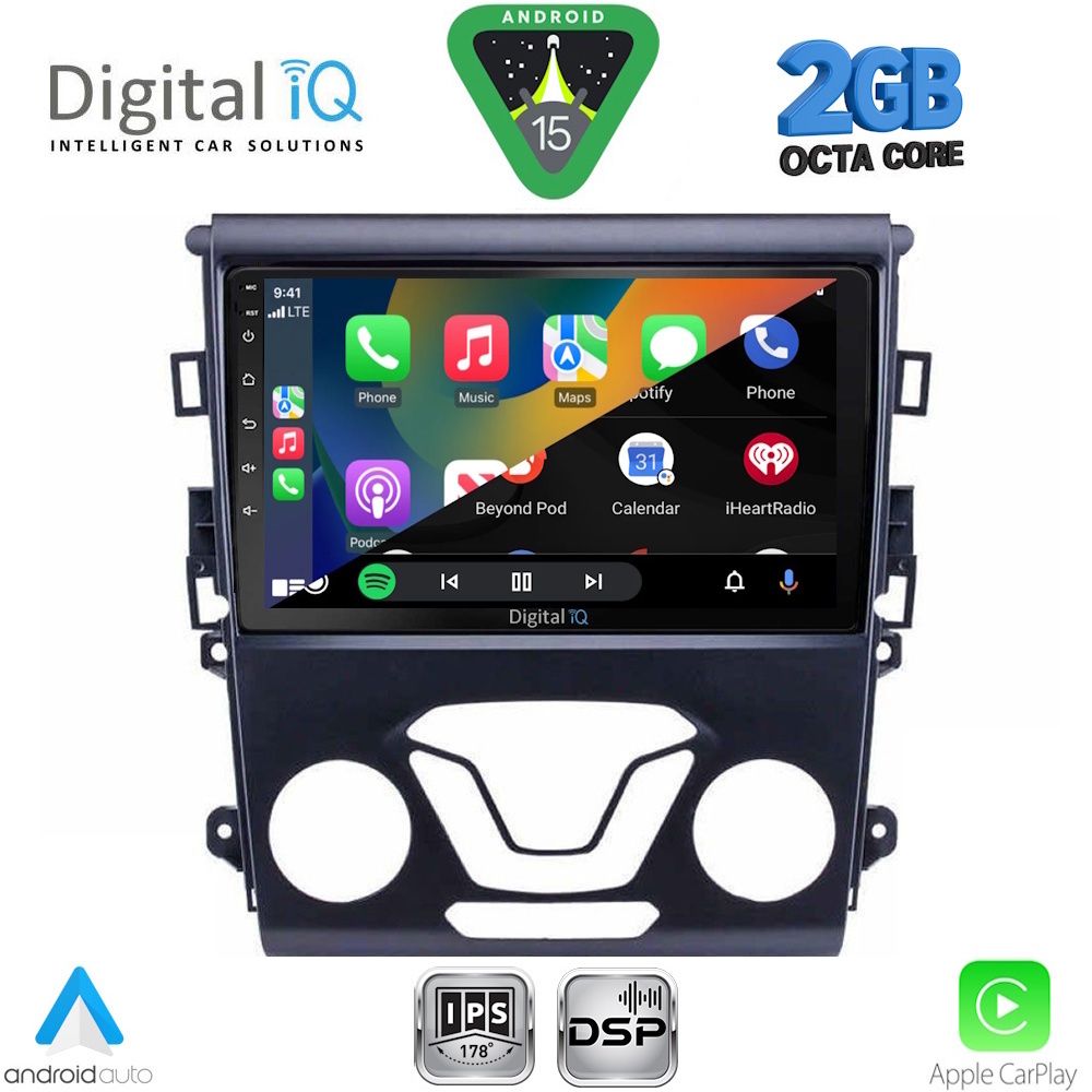DIGITAL IQ RSF 4164_CPA A/C (9inc) MULTIMEDIA TABLET for FORD MONDEO mod. 2014-2023 DIGITAL IQ RSF 4164_CPA A/C (9inc) MULTIMEDIA TABLET for FORD MONDEO mod. 2014-2023