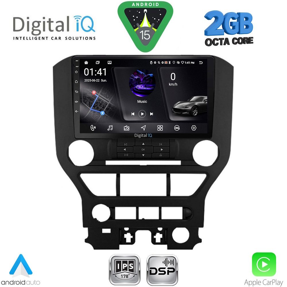 DIGITAL IQ RSF 4166_CPA 3BUT (9inc) MULTIMEDIA TABLET for FORD MUSTANG mod. 2015-2020 DIGITAL IQ RSF 4166_CPA 3BUT (9inc) MULTIMEDIA TABLET for FORD MUSTANG mod. 2015-2020