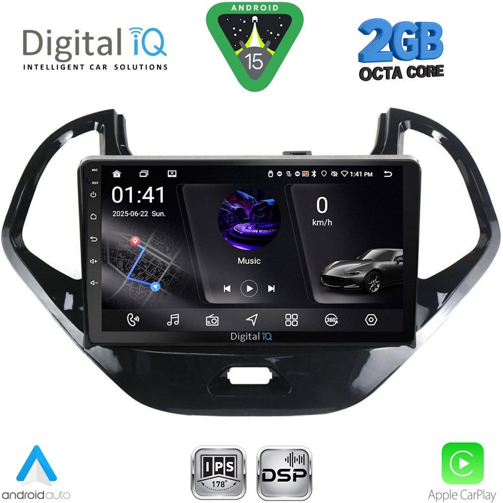 DIGITAL IQ RSF 4167SH_CPA (9inc) MULTIMEDIA TABLET for FORD KA mod. 2017-2024 DIGITAL IQ RSF 4167SH_CPA (9inc) MULTIMEDIA TABLET for FORD KA mod. 2017-2024