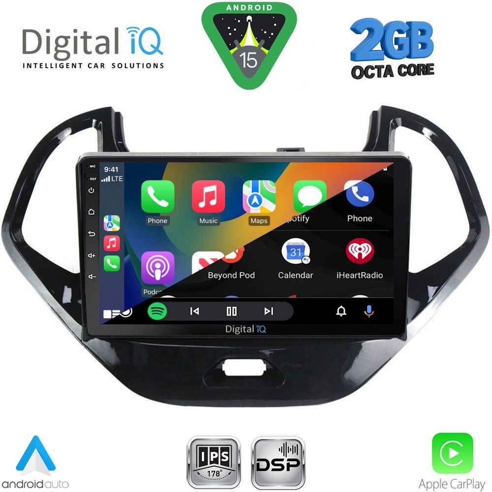 DIGITAL IQ RSF 4167SH_CPA (9inc) MULTIMEDIA TABLET for FORD KA mod. 2017-2024 DIGITAL IQ RSF 4167SH_CPA (9inc) MULTIMEDIA TABLET for FORD KA mod. 2017-2024