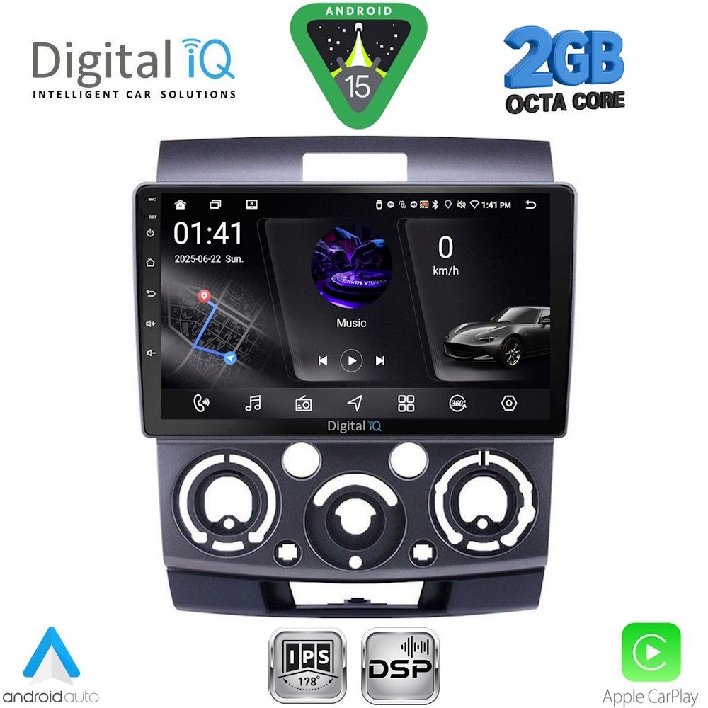 DIGITAL IQ RSF 4170_CPA (9inc) MULTIMEDIA TABLET for FORD RANGER | MAZDA BT50 mod. 2006-2011 DIGITAL IQ RSF 4170_CPA (9inc) MULTIMEDIA TABLET for FORD RANGER | MAZDA BT50 mod. 2006-2011