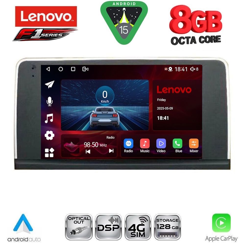 LENOVO SSR 10059_CPA (9inc) (CIC) MULTIMEDIA TABLET for BMW X3 (F25) mod. 2011-2013 LENOVO SSR 10059_CPA (9inc) (CIC) MULTIMEDIA TABLET for BMW X3 (F25) mod. 2011-2013