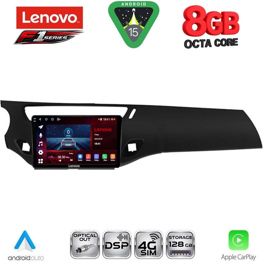 LENOVO SSR 10092BL_CPA (9inc) MULTIMEDIA TABLET for CITROEN C3 - DS3 mod. 2009-2016 (BLACK) LENOVO SSR 10092BL_CPA (9inc) MULTIMEDIA TABLET for CITROEN C3 - DS3 mod. 2009-2016 (BLACK)