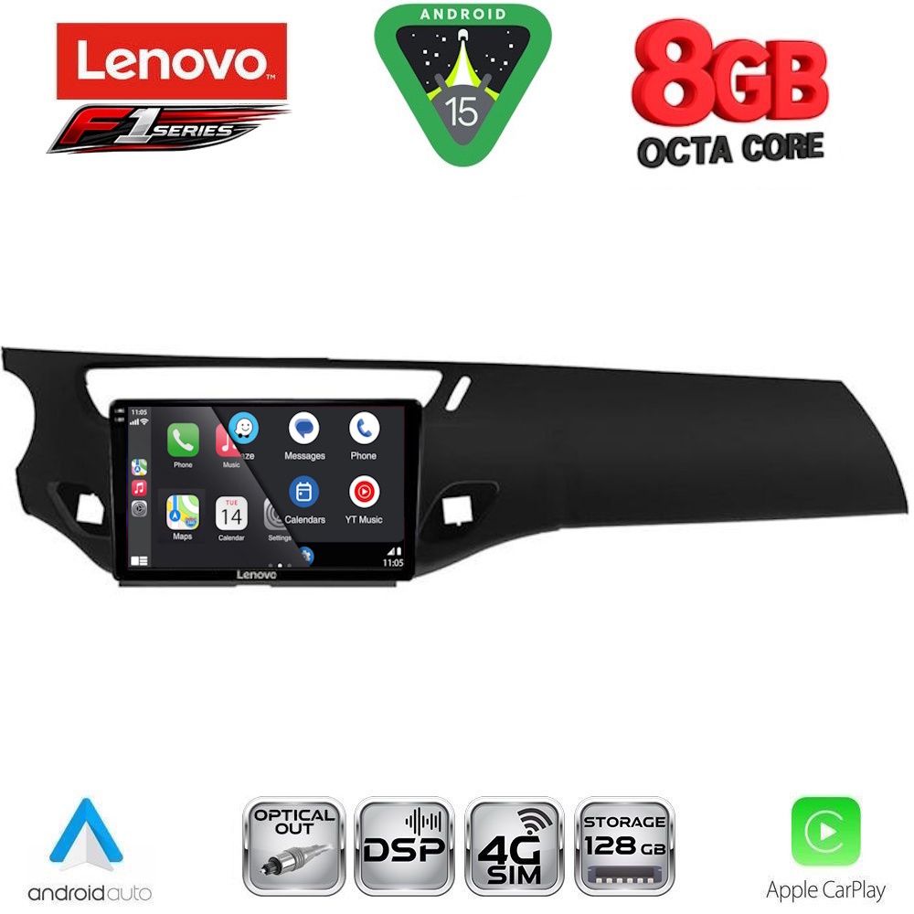 LENOVO SSR 10092BL_CPA (9inc) MULTIMEDIA TABLET for CITROEN C3 - DS3 mod. 2009-2016 (BLACK) LENOVO SSR 10092BL_CPA (9inc) MULTIMEDIA TABLET for CITROEN C3 - DS3 mod. 2009-2016 (BLACK)