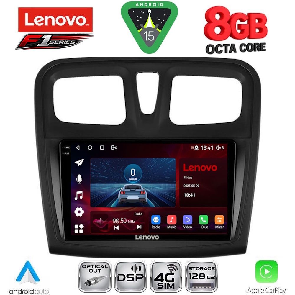 LENOVO SSR 10108SQ_CPA (9inc) MULTIMEDIA TABLET for DACIA LOGAN – SANDERO mod. 2012-2019 LENOVO SSR 10108SQ_CPA (9inc) MULTIMEDIA TABLET for DACIA LOGAN – SANDERO mod. 2012-2019