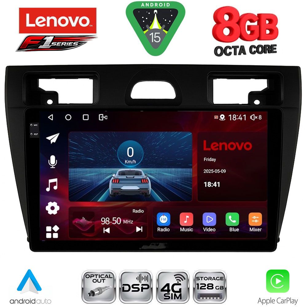 LENOVO SSR 10153BL_CPA (9inc) MULTIMEDIA TABLET for FORD FIESTA mod. 2005-2008 (BLACK) LENOVO SSR 10153BL_CPA (9inc) MULTIMEDIA TABLET for FORD FIESTA mod. 2005-2008 (BLACK)