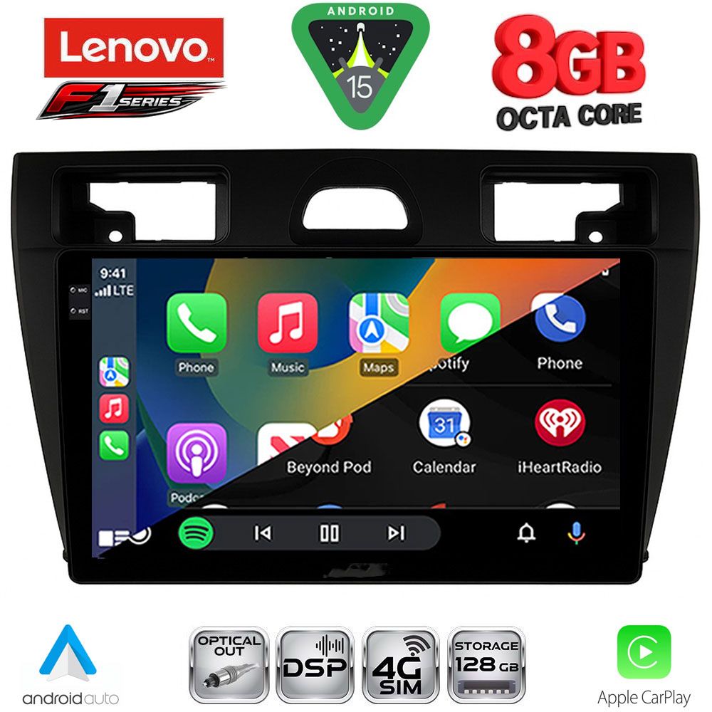 LENOVO SSR 10153BL_CPA (9inc) MULTIMEDIA TABLET for FORD FIESTA mod. 2005-2008 (BLACK) LENOVO SSR 10153BL_CPA (9inc) MULTIMEDIA TABLET for FORD FIESTA mod. 2005-2008 (BLACK)