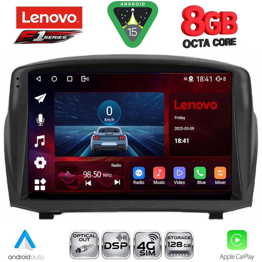 LENOVO SSR 10154B_CPA (9inc) MULTIMEDIA TABLET for FORD FIESTA mod. 2008-2017 LENOVO SSR 10154B_CPA (9inc) MULTIMEDIA TABLET for FORD FIESTA mod. 2008-2017