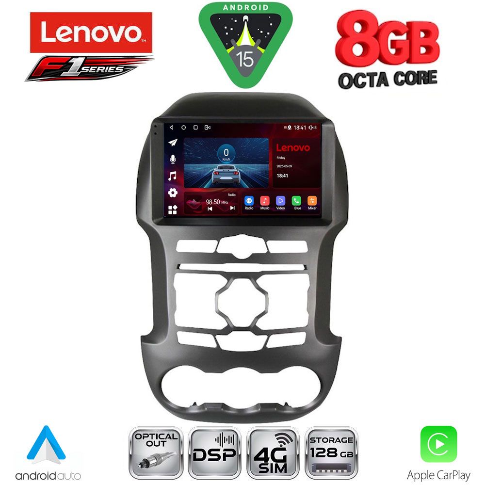 LENOVO SSR 10171S_CPA (9inc) MULTIMEDIA TABLET for FORD RANGER mod. 2011-2015 LENOVO SSR 10171S_CPA (9inc) MULTIMEDIA TABLET for FORD RANGER mod. 2011-2015