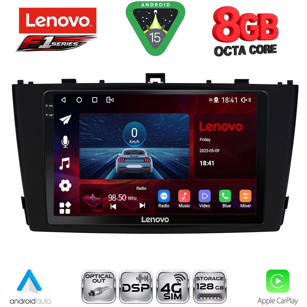 LENOVO SSR 10705BL_CPA (9inc) MULTIMEDIA TABLET for TOYOTA AVENSIS (T27) mod. 2009-2015 (BLACK) LENOVO SSR 10705BL_CPA (9inc) MULTIMEDIA TABLET for TOYOTA AVENSIS (T27) mod. 2009-2015 (BLACK)