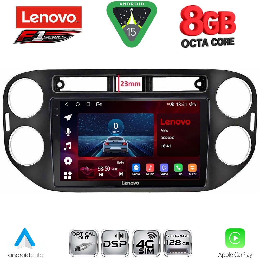 LENOVO SSR 10760BL_CPA (9inc) MULTIMEDIA TABLET for VW TIGUAN mod. 2011-2016 (BLACK) LENOVO SSR 10760BL_CPA (9inc) MULTIMEDIA TABLET for VW TIGUAN mod. 2011-2016 (BLACK)