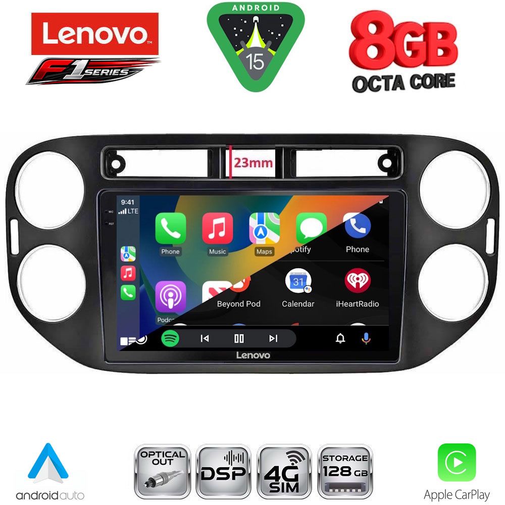 LENOVO SSR 10760BL_CPA (9inc) MULTIMEDIA TABLET for VW TIGUAN mod. 2011-2016 (BLACK) LENOVO SSR 10760BL_CPA (9inc) MULTIMEDIA TABLET for VW TIGUAN mod. 2011-2016 (BLACK)