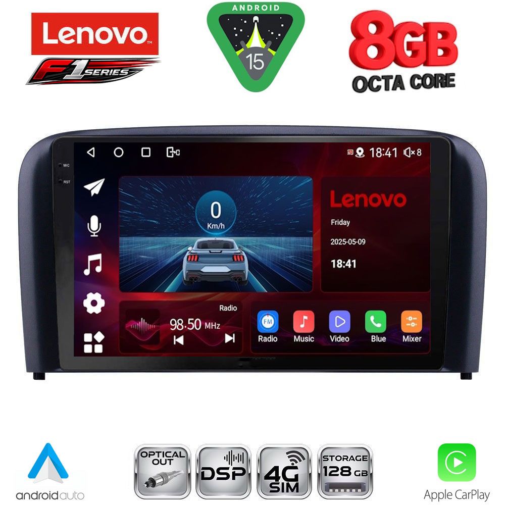 LENOVO SSR 10786_CPA (9inc) MULTIMEDIA TABLET for VOLVO S80 mod. 1998-2006 LENOVO SSR 10786_CPA (9inc) MULTIMEDIA TABLET for VOLVO S80 mod. 1998-2006
