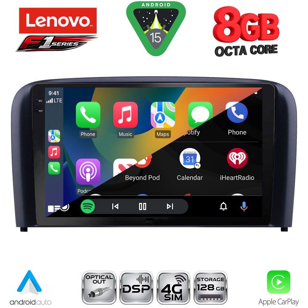 LENOVO SSR 10786_CPA (9inc) MULTIMEDIA TABLET for VOLVO S80 mod. 1998-2006 LENOVO SSR 10786_CPA (9inc) MULTIMEDIA TABLET for VOLVO S80 mod. 1998-2006