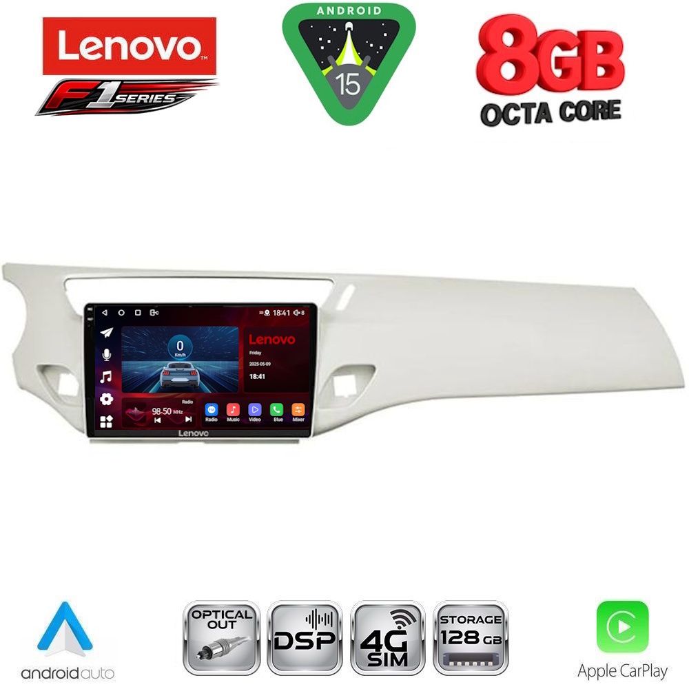 LENOVO SSR 10092WH_CPA (9inc) MULTIMEDIA TABLET for CITROEN C3 - DS3 mod. 2009-2016 (WHITE) LENOVO SSR 10092WH_CPA (9inc) MULTIMEDIA TABLET for CITROEN C3 - DS3 mod. 2009-2016 (WHITE)