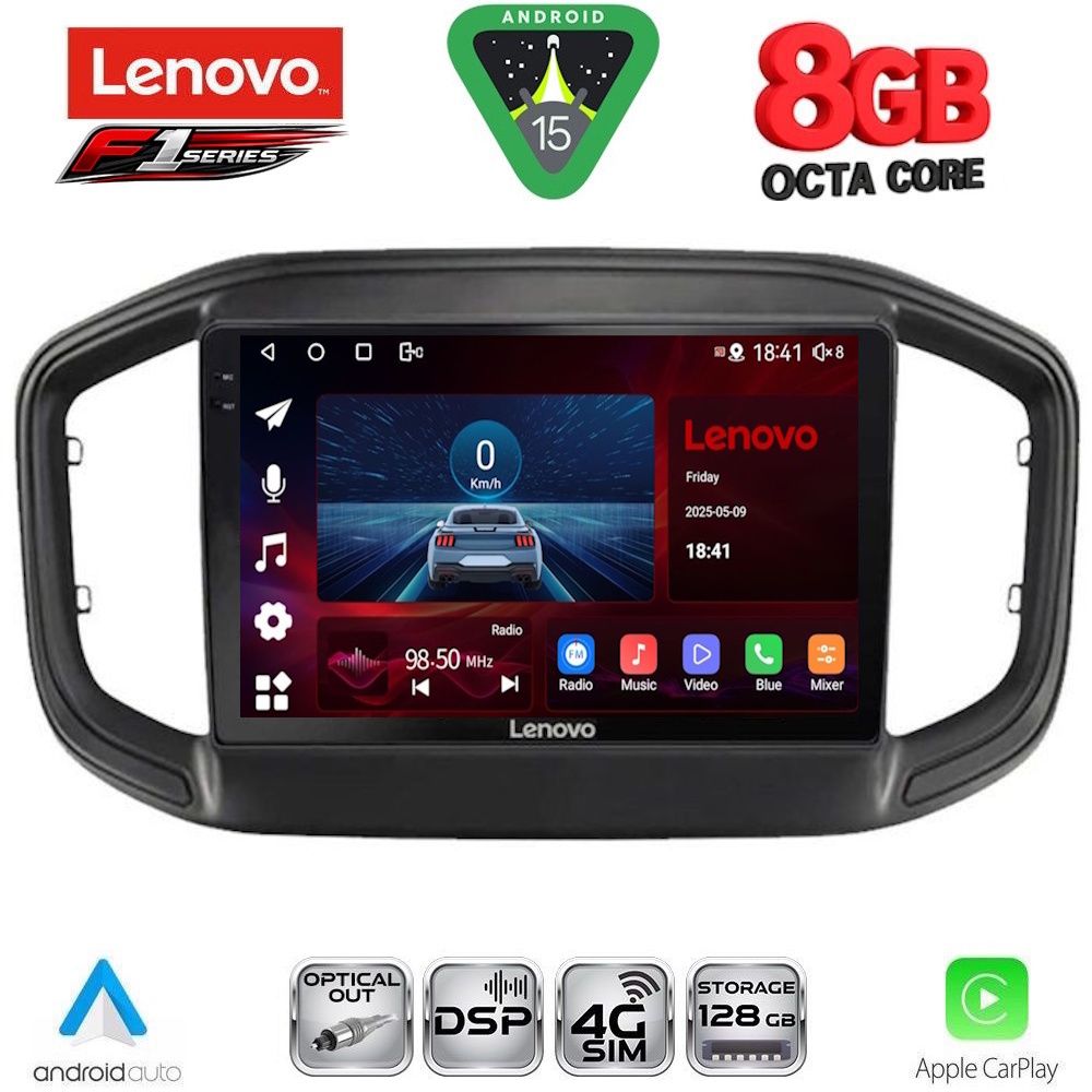 LENOVO SSR 10147_CPA (9inc) MULTIMEDIA TABLET for FIAT STRADA mod. 2020-2026 LENOVO SSR 10147_CPA (9inc) MULTIMEDIA TABLET for FIAT STRADA mod. 2020-2026