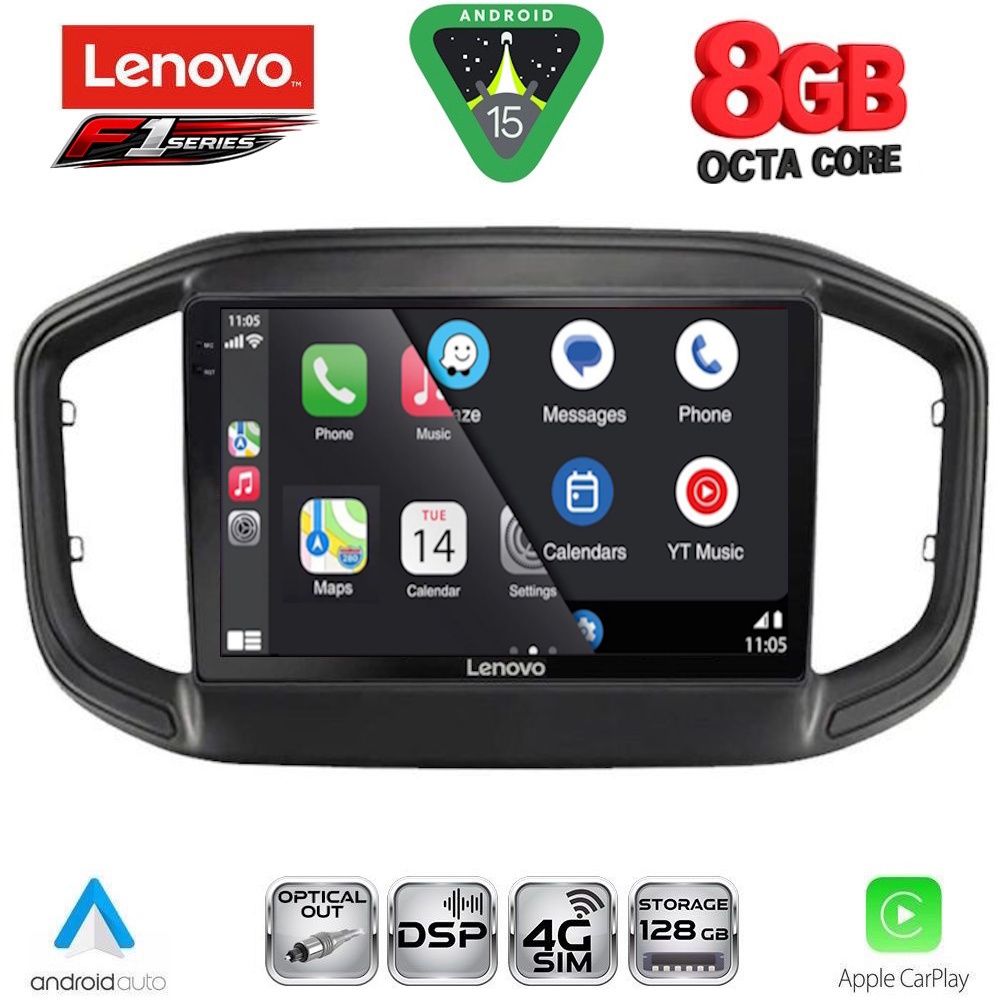LENOVO SSR 10147_CPA (9inc) MULTIMEDIA TABLET for FIAT STRADA mod. 2020-2026 LENOVO SSR 10147_CPA (9inc) MULTIMEDIA TABLET for FIAT STRADA mod. 2020-2026