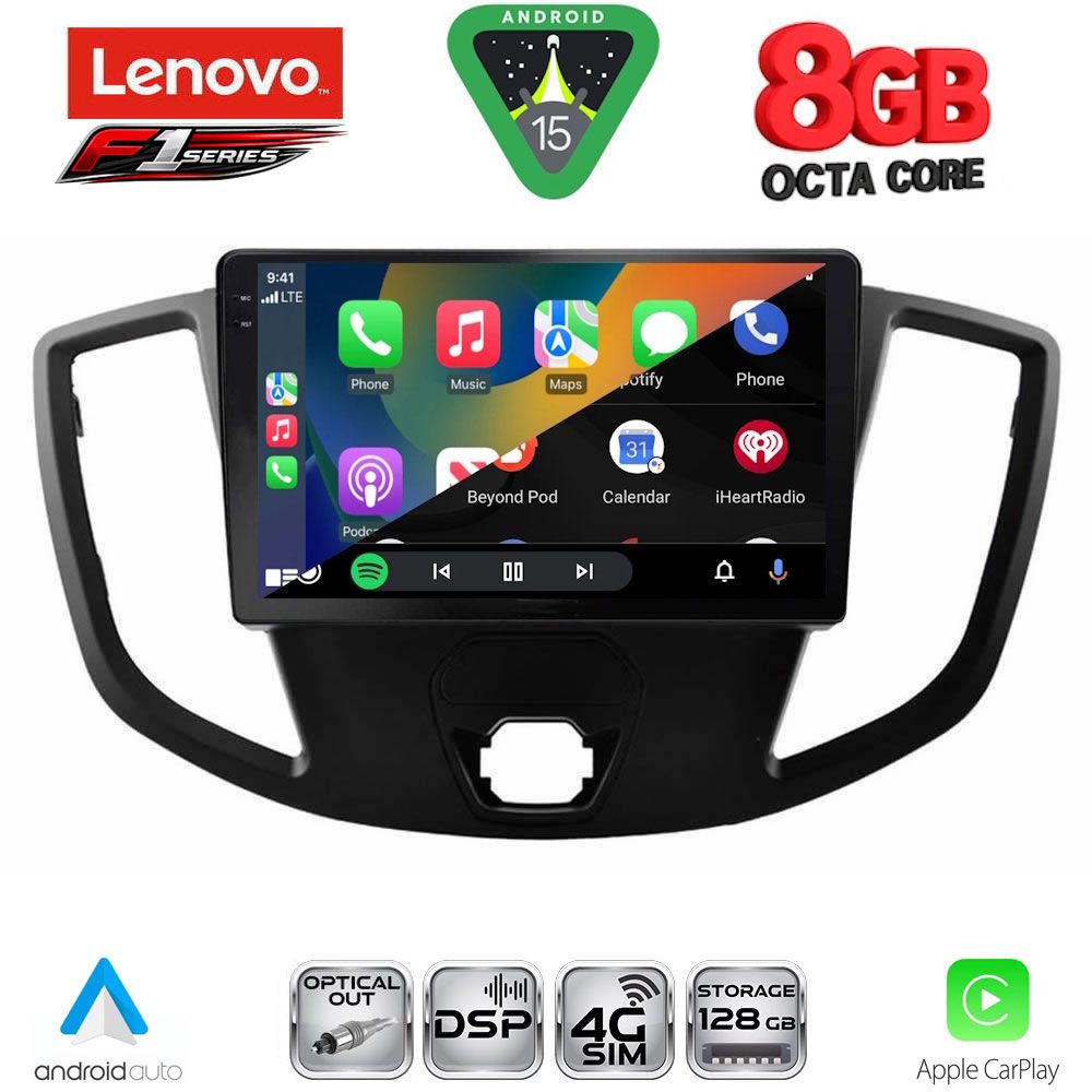 LENOVO SSR 10179_CPA (9inc) MULTIMEDIA TABLET for FORD TRANSIT mod. 2014-2020 LENOVO SSR 10179_CPA (9inc) MULTIMEDIA TABLET for FORD TRANSIT mod. 2014-2020