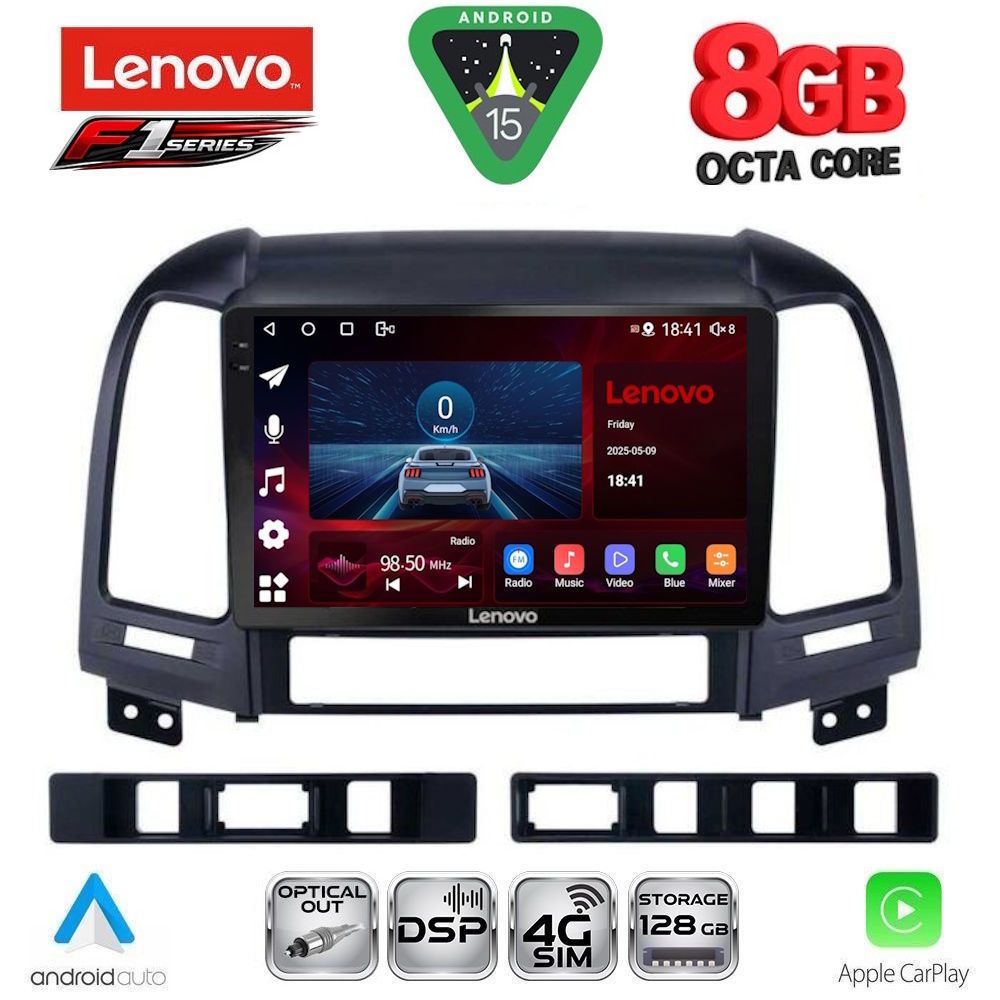 LENOVO SSR 10239_CPA (9inc) MULTIMEDIA TABLET for HYUNDAI SANTA FE mod. 2005-2013 LENOVO SSR 10239_CPA (9inc) MULTIMEDIA TABLET for HYUNDAI SANTA FE mod. 2005-2013