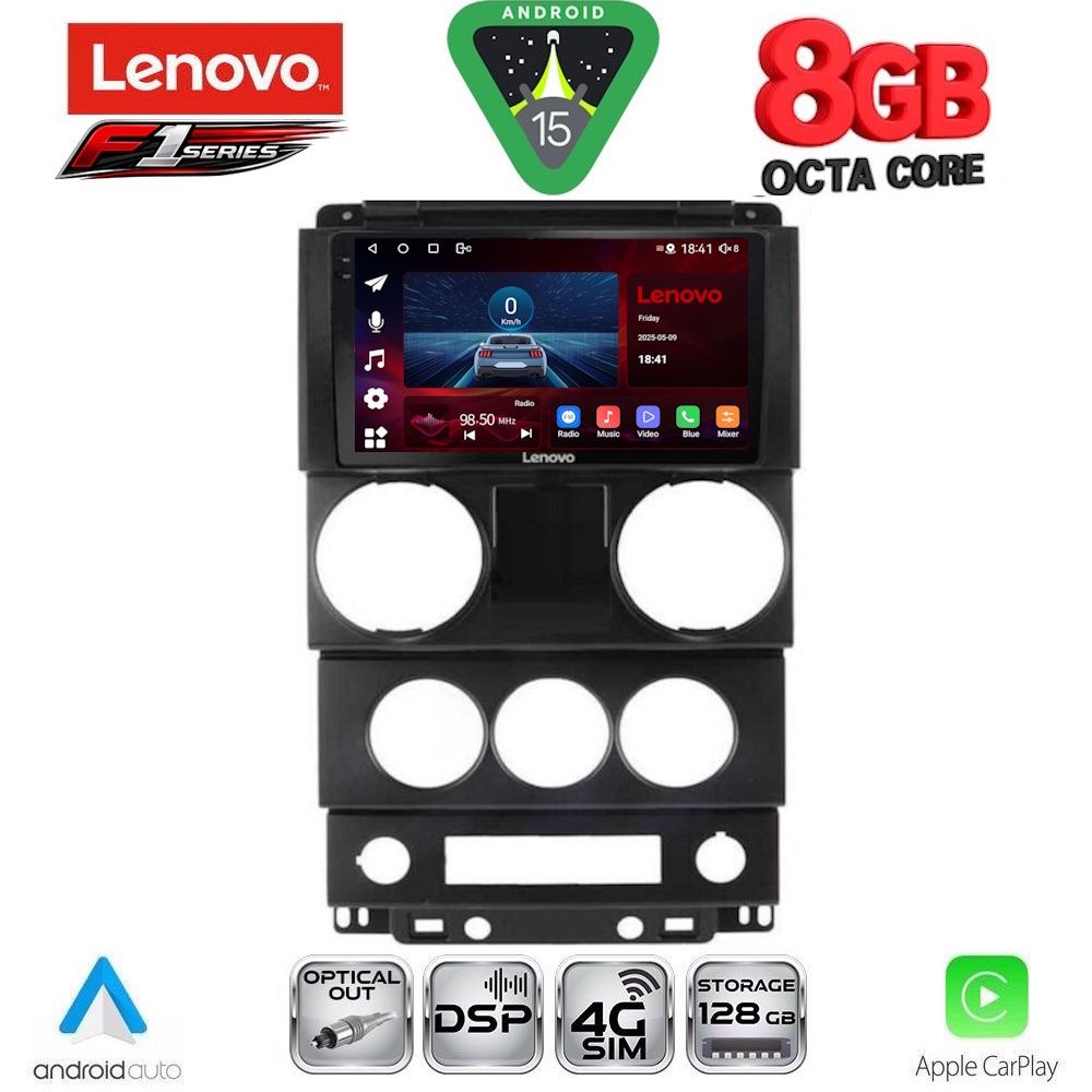 LENOVO SSR 10292_CPA (9inc) MULTIMEDIA TABLET for JEEP WRANGLER mod. 2006-2011 LENOVO SSR 10292_CPA (9inc) MULTIMEDIA TABLET for JEEP WRANGLER mod. 2006-2011