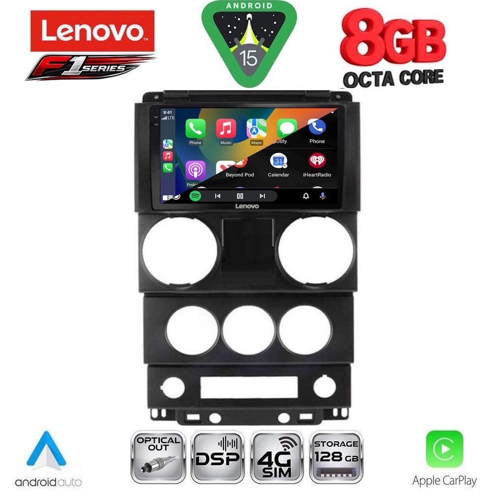 LENOVO SSR 10292_CPA (9inc) MULTIMEDIA TABLET for JEEP WRANGLER mod. 2006-2011 LENOVO SSR 10292_CPA (9inc) MULTIMEDIA TABLET for JEEP WRANGLER mod. 2006-2011